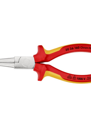 KNIPEX Alicates de punta larga longitud total 160 mm forma 3 (4000810304)