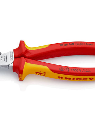 Cortadores laterales KNIPEX longitud 160 mm (4000794604)