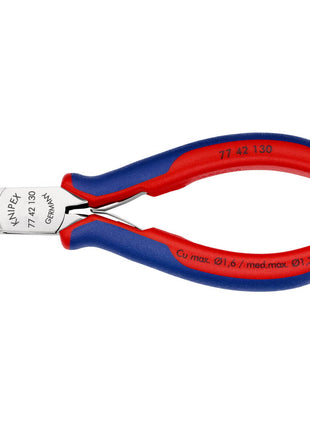 KNIPEX Elektronik-Seitenschneider Länge 130 mm Form 4 ( 4000794635 )