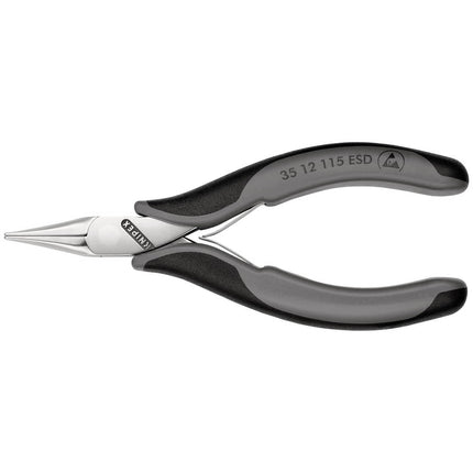 KNIPEX Electronic gripping pliers, overall length 115 mm ESD ( 4000810839 )
