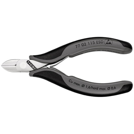 KNIPEX Electronics diagonal cutters length 115 mm shape 0 ( 4000810745 )