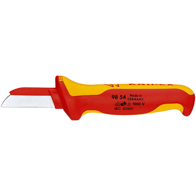 Coltello per cavi KNIPEX lunghezza 190 mm lunghezza lama 50 mm ( 4000794991 )