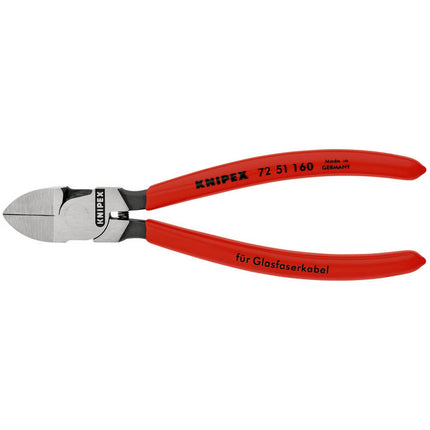 KNIPEX Cortacables diagonal para cables de fibra óptica, longitud total 160 mm ( 4000810178 )