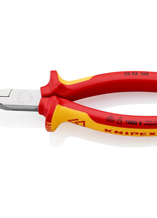 Alicate plano KNIPEX longitud total 160 mm (4000810272)