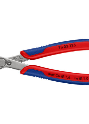 KNIPEX Elektronik-Seitenschneider Super-Knips® INOX Länge 125 mm Form 0 ( 4000810503 )