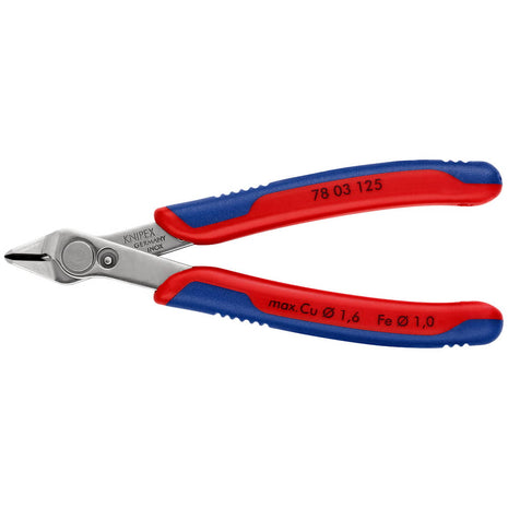 Cortador lateral electrónico KNIPEX Super-Knips® INOX longitud 125 mm forma 0 (4000810503)