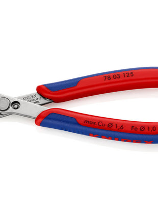 KNIPEX Elektronik-Seitenschneider Super-Knips® INOX Länge 125 mm Form 0 ( 4000810503 )