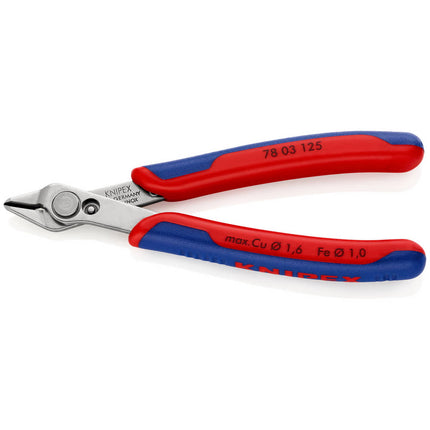 KNIPEX Electronics diagonal cutters Super-Knips(R) INOX length 125 mm shape 0 ( 4000810503 )