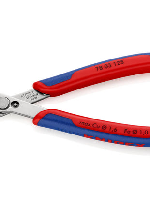 KNIPEX Elektronik-Seitenschneider Super-Knips® INOX Länge 125 mm Form 0 ( 4000810503 )