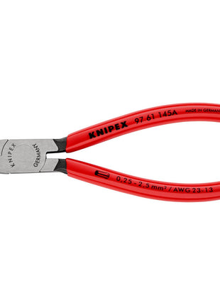 Szczypce do zaciskania końcówek przewodów KNIPEX o długości całkowitej 145 mm ( 4000794840 )