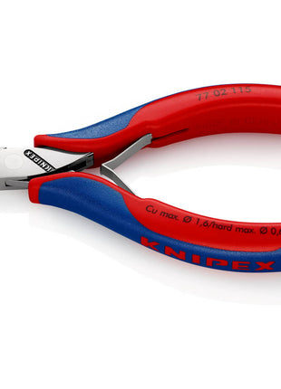 KNIPEX Elektronik-Seitenschneider Länge 115 mm Form 0 ( 4000810739 )