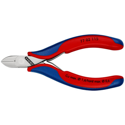 KNIPEX Electronics diagonal cutters length 115 mm shape 0 ( 4000810739 )
