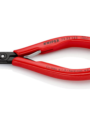 KNIPEX Elektronik-Seitenschneider Länge 125 mm Form 2 ( 4000794622 )