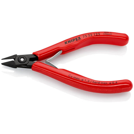 KNIPEX Pince coupante latérale électronique  longueur 125 mm forme 2 ( 4000794622 )