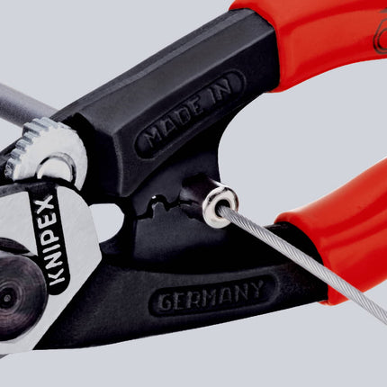 KNIPEX wire rope cutter length 190 mm ( 4000810961 )