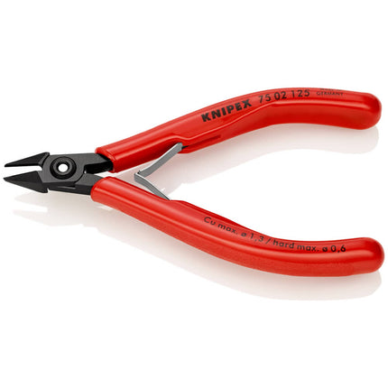 KNIPEX Electronics szczypce tnące boczne długość 125 mm kształt 0 ( 4000810485 )