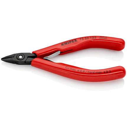 KNIPEX Electronics diagonal cutters length 125 mm shape 5 ( 4000794624 )