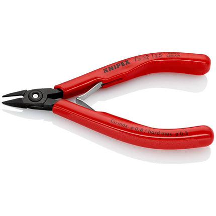 KNIPEX Electronics diagonal cutters length 125 mm shape 5 ( 4000794624 )