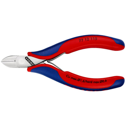 KNIPEX Electronics diagonal cutters length 115 mm shape 1 ( 4000810740 )