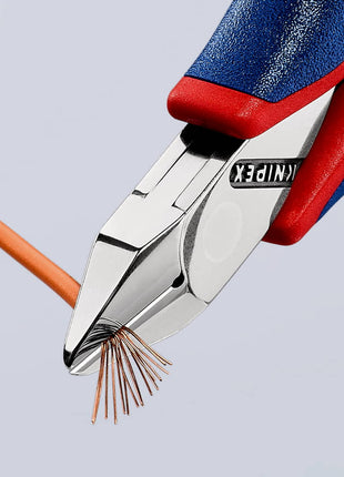 KNIPEX Electronics szczypce tnące boczne długość 115 mm kształt 3 ( 4000810749 )