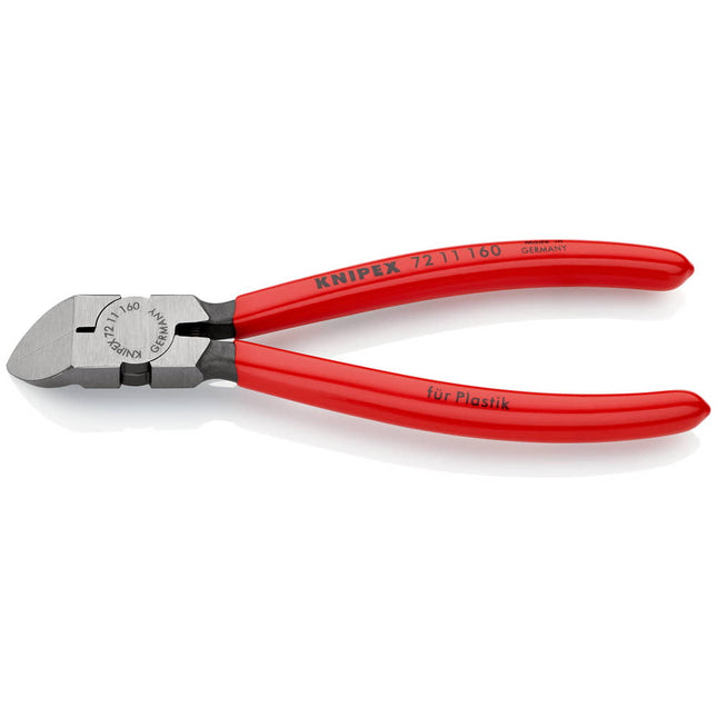 KNIPEX Fresas diagonales para plásticos Longitud total 160 mm ( 4000810180 )