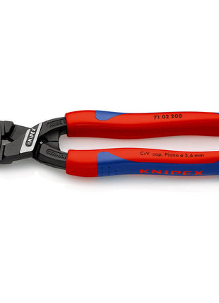 Kompaktowe obcinaki do śrub KNIPEX CoBolt długość 200 mm tuleje wieloskładnikowe ( 4000810163 )