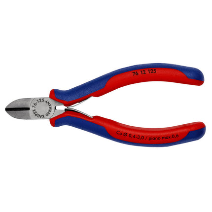 KNIPEX szczypce tnące boczne długość 125 mm kształt 1 ścięty tak ( 4000794625 )