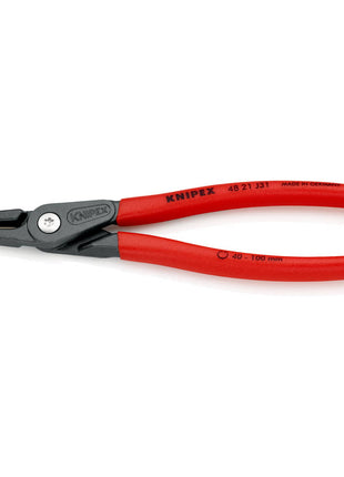 KNIPEX Alicates de precisión para anillos de seguridad J 31 para agujeros Ø 40 - 100 mm (4000810556)