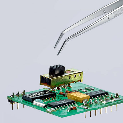 KNIPEX Präzisionspinzette Länge 155 mm 45° gewinkelt ( 4000794716 )