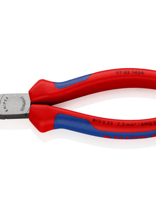 Szczypce do zaciskania końcówek przewodów KNIPEX o długości całkowitej 145 mm ( 4000810490 )