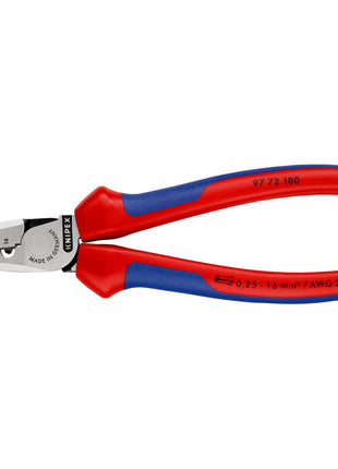 KNIPEX Alicates para punteras de alambre longitud total 180 mm (4000810647)