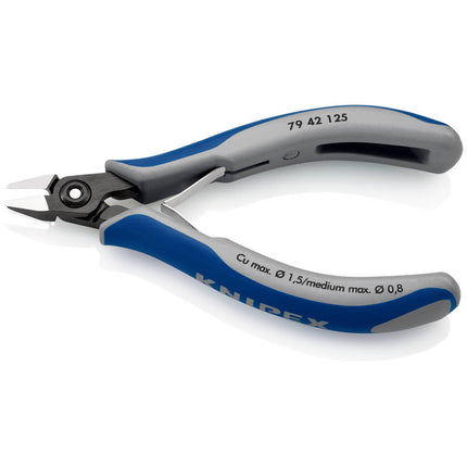 KNIPEX precyzyjne szczypce tnące boczne do elektroniki długość 125 mm kształt 4 ( 4000810823 )