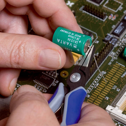 Alicates de punta plana de precisión KNIPEX para electrónica Longitud total 135 mm ( 4000810826 )