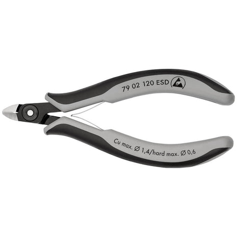 KNIPEX cortador lateral electrónico de precisión longitud 120 mm forma 0 (4000810833)