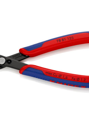 KNIPEX Pince coupante latérale électronique Super-Knips® longueur 125 mm forme 8 ( 4000810592 )