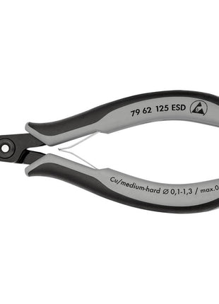 KNIPEX Pince coupante électronique de précision  longueur 125 mm forme 6 ( 4000810841 )