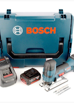 Bosch GST 18 V-LI S Akku Stichsäge 18V + 2x Akku 6,0Ah + Ladegerät + 30-tlg. Stichsägeblätter Set + L-Boxx - Toolbrothers