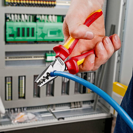 Alicates para crimpar extremos de cable KNIPEX longitud total 180 mm ( 4000795285 )