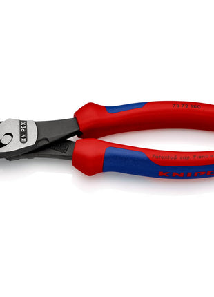 Wytrzymałe noże ukośne KNIPEX TwinForce(R), długość 180 mm ( 4000810131 )