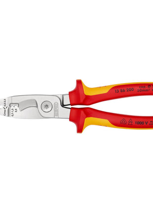 KNIPEX Alicates para instalaciones eléctricas longitud 200 mm VDE (4000811005)