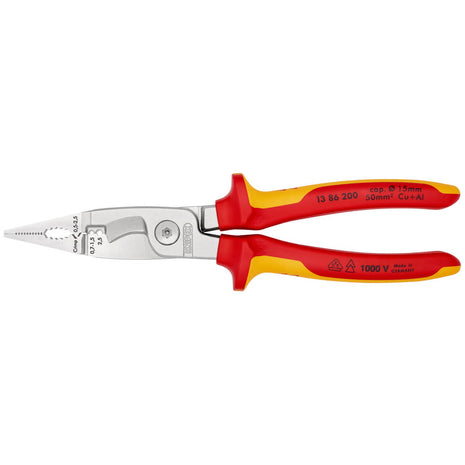 KNIPEX Szczypce do instalacji elektrycznych długość 200 mm VDE ( 4000811005 )