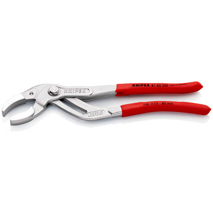 Pinze per sifoni/connettori KNIPEX lunghezza 250 mm luce 25 - 80 mm ( 4000795327 )