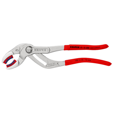 KNIPEX Alicates para sifón/conector longitud 250 mm alcance 10 - 75 mm (4000795331)