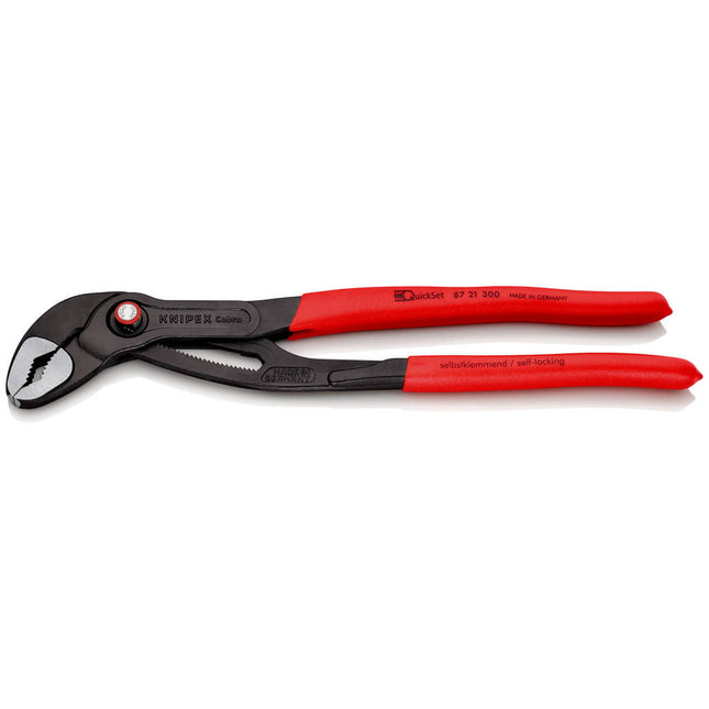 Alicates para bombas de agua KNIPEX Cobra(R) Longitud 300 mm Anchura de sujeción 60 mm ( 4000795300 )