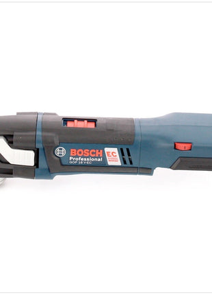 Bosch GOP 18 V-EC Professional Akku Multi Cutter in L-Boxx mit GAL 1880 Ladegerät und 1x GBA 6 Ah Akku und 20 tlg. Zubehör-Set + Bosch 4 tlg. Fliesen Set - Toolbrothers