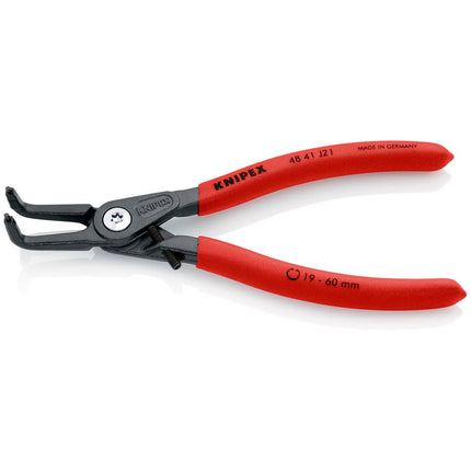 KNIPEX Alicates de precisión para anillos de seguridad J 21 para agujeros Ø 19 - 60 mm (4000810868)