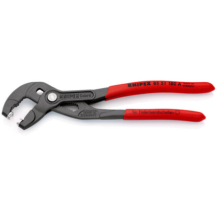 KNIPEX Alicates para banda elástica Longitud total 180 mm Capacidad máx. 50 mm ( 4000810356 )