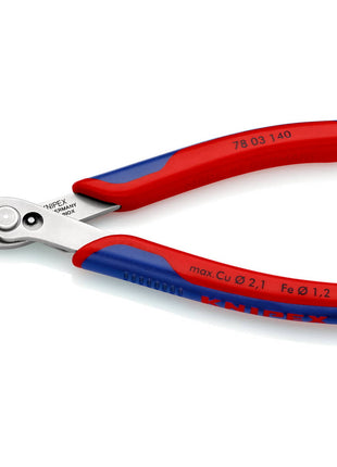 Cortador lateral electrónico KNIPEX Super-Knips® INOX longitud 140 mm (4000810337)