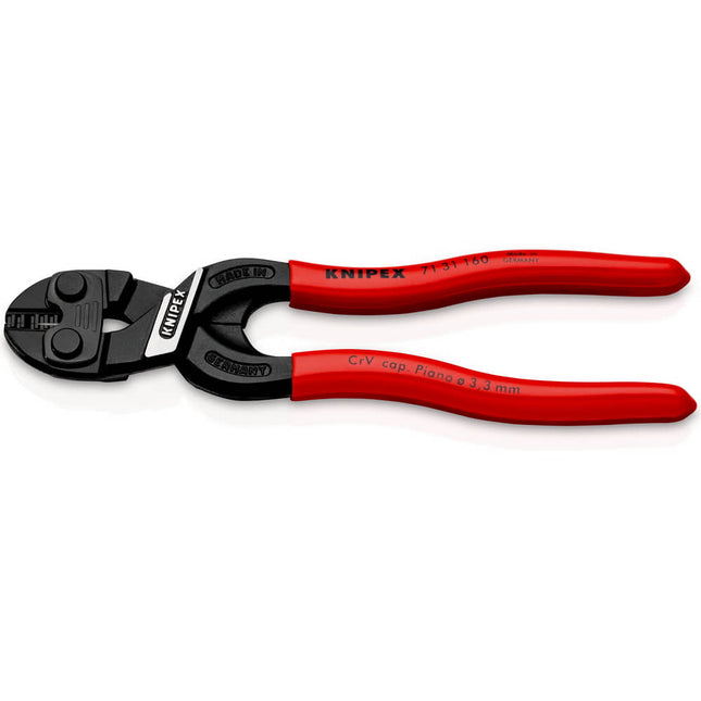 Cortapernos compacto KNIPEX CoBolt(R) longitud 160 mm revestimiento plástico ( 4000810091 )