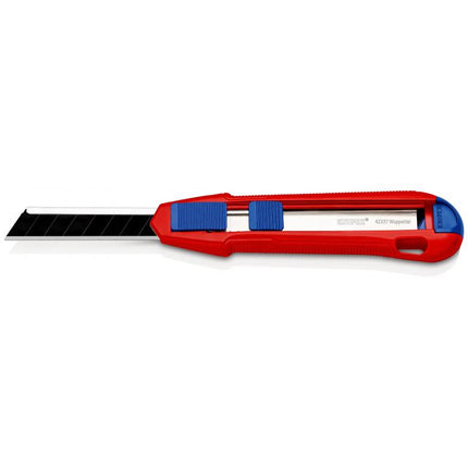 KNIPEX cutter knife CutiX(R) blade width 18 mm length 165 mm ( 4000818382 )